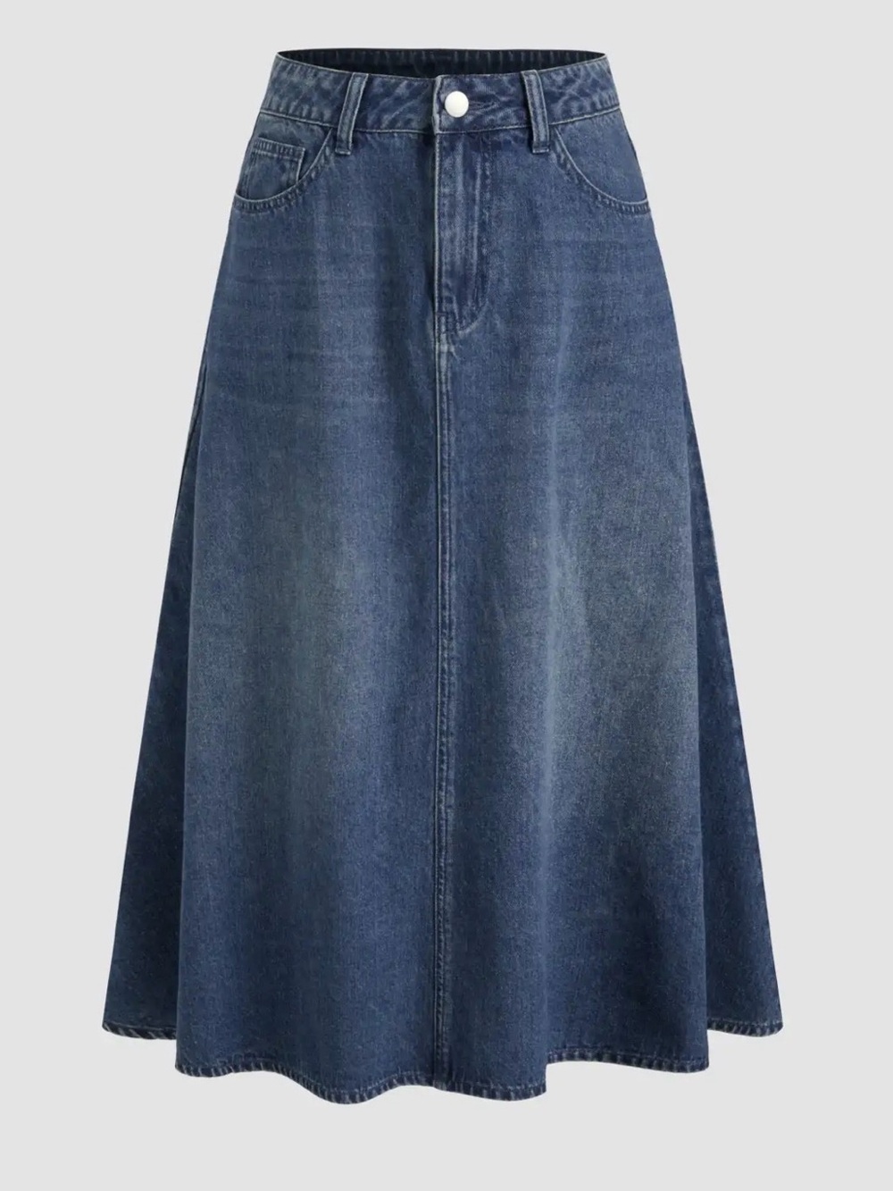 Cider Blue Denim Skirt with Branded Tag